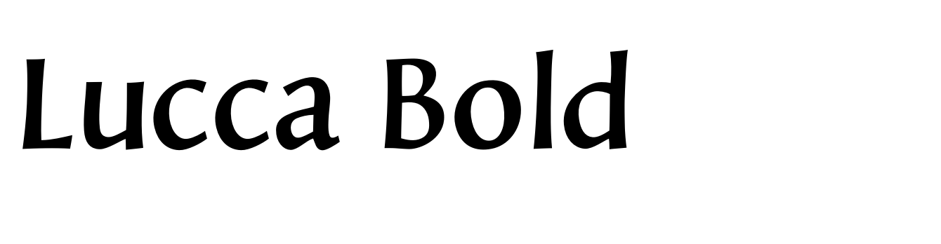 Lucca Bold